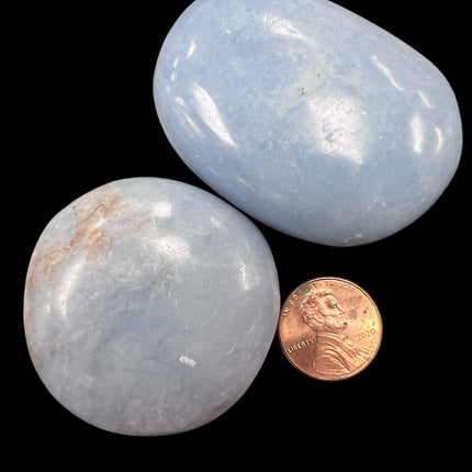 Angelite small palm stone, Raven's Cauldron, 6 N Sandusky St, Delaware, OH 43015