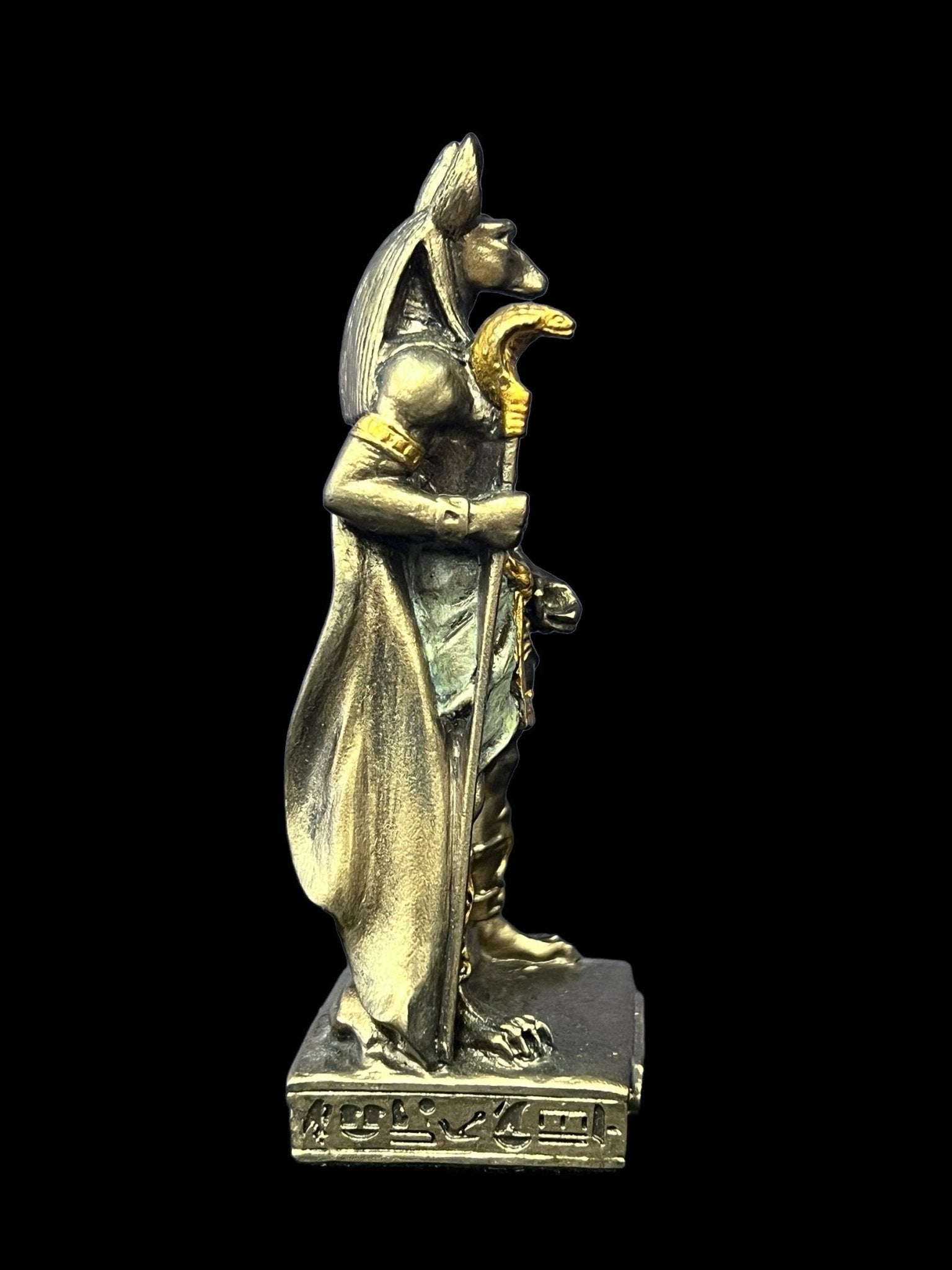 Statue Veronese Design d'Anubis en position de garde