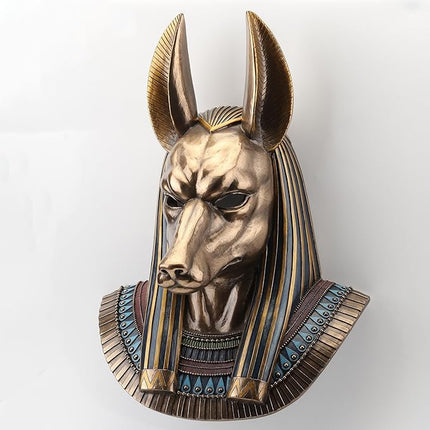 Anubis, Egyptian God, Wall Sculpture by Veronese Design - Raven's Cauldron