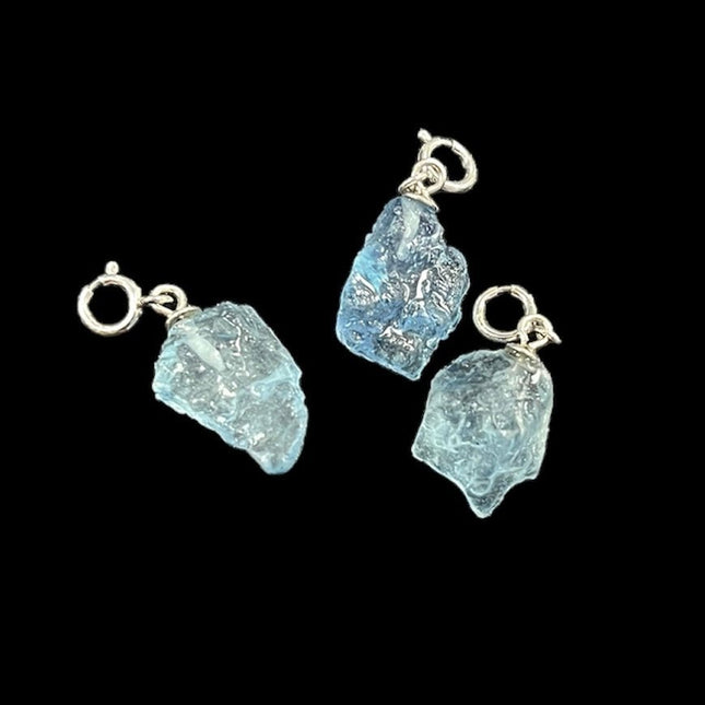 Aquamarine Rough Pendant - Raven's Cauldron