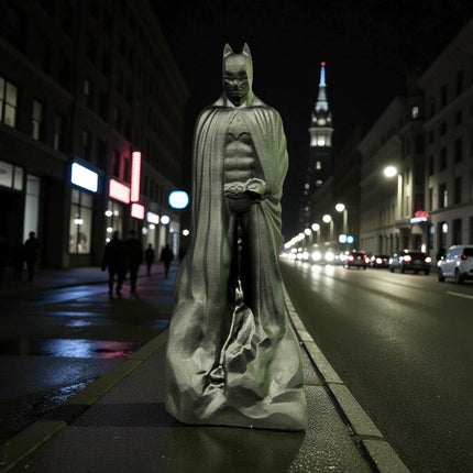 Black Obsidian Batman Statue, from the Raven's Cauldron, 6 N Sandusky St, Delaware, OH 43015