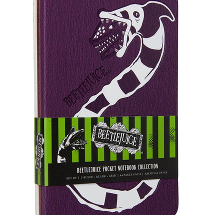 Beetlejuice pocket notebook set of three