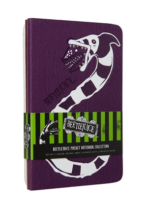 Beetlejuice pocket notebook set of three