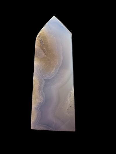 Blue Lace Agate Tower, Blue Lace Agate Druzy Crystal, Blue Agate Crystal Tower, Crystal Shop, Work From Home Decor, Crystal Lover Gift