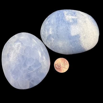 Blue Calcite Palm Stones, Raven's Cauldron, 6 N Sandusky St, Delaware, OH 43015