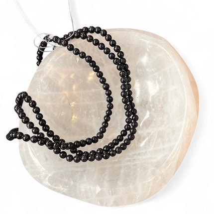 Blue Goldstone 6mm Bead Strand – 14" Sparkling Crystal Beads for Jewelry Making & Ambition