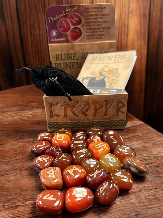 Boxed_Carnelian_Rune_Set_Ravens_Cauldron_6_N Sandusky_St _Delaware_OH _43015