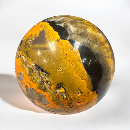 Bumblebee Jasper Sphere 2.5 Inch, 376g | Indonesian Crystal for Energy & Transformation – Raven’s Cauldron
