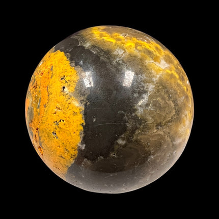 Bumblebee Jasper Sphere 2.5 Inch, 376g | Indonesian Crystal for Energy & Transformation – Raven’s Cauldron