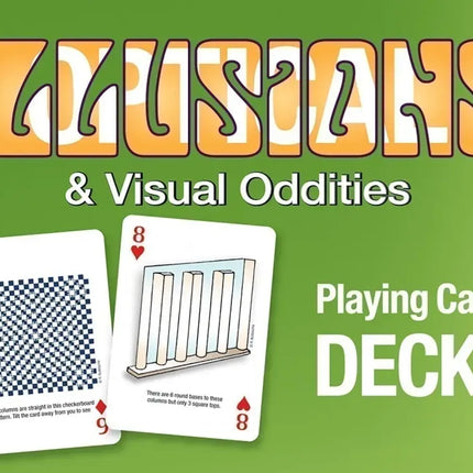 Illusions & Visual Oddities Playing Cards Deck II from Raven's Cauldron, 6 N Sandusky St, Delaware, OH 43015