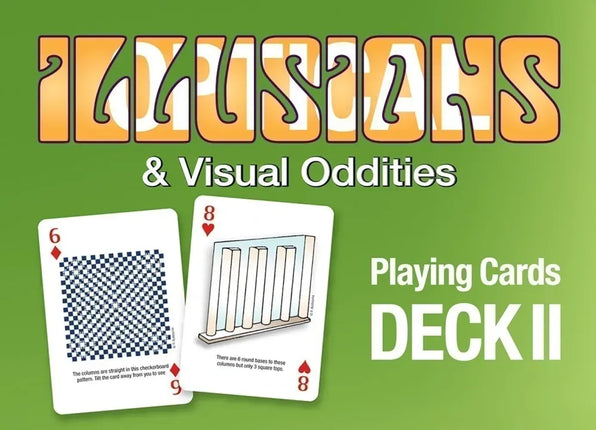 Illusions & Visual Oddities Playing Cards Deck II from Raven's Cauldron, 6 N Sandusky St, Delaware, OH 43015