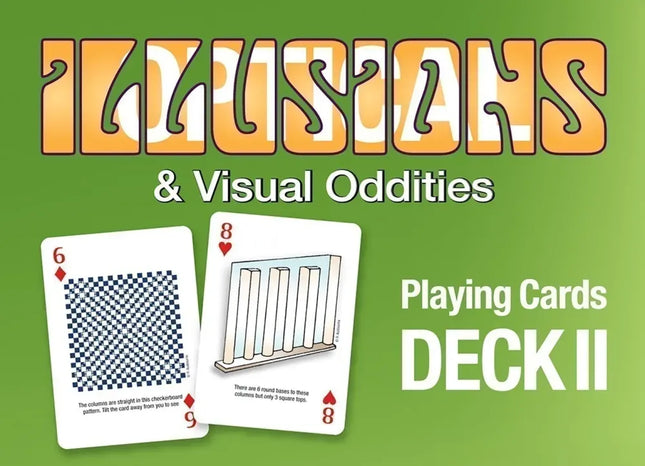 Illusions & Visual Oddities Playing Cards Deck II from Raven's Cauldron, 6 N Sandusky St, Delaware, OH 43015