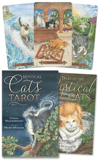 Mystical Cats Tarot deck box and cards with feline artwork Raven’s Cauldron, Delaware, OH