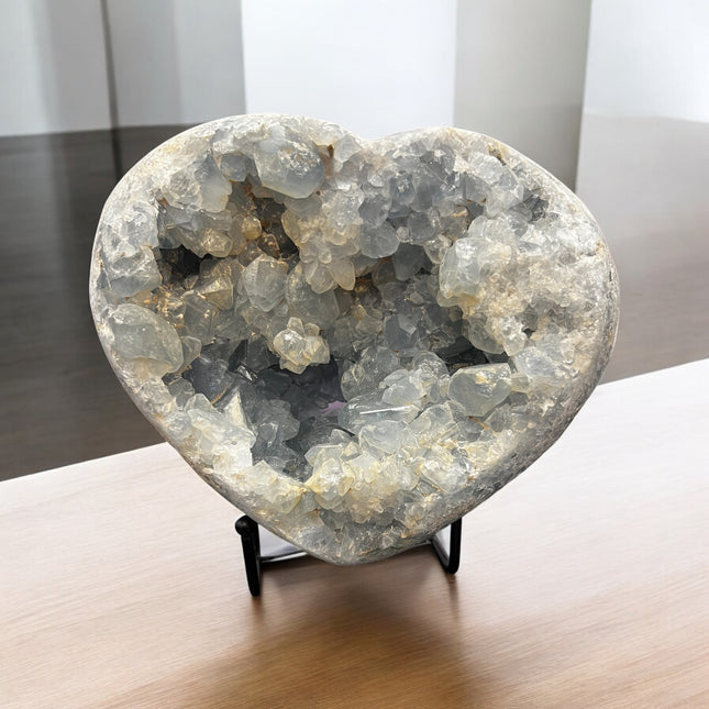 Celestite Heart 3257 grams, Raven's Cauldron, 6 N. Sandusky St., Delaware, OH 43015