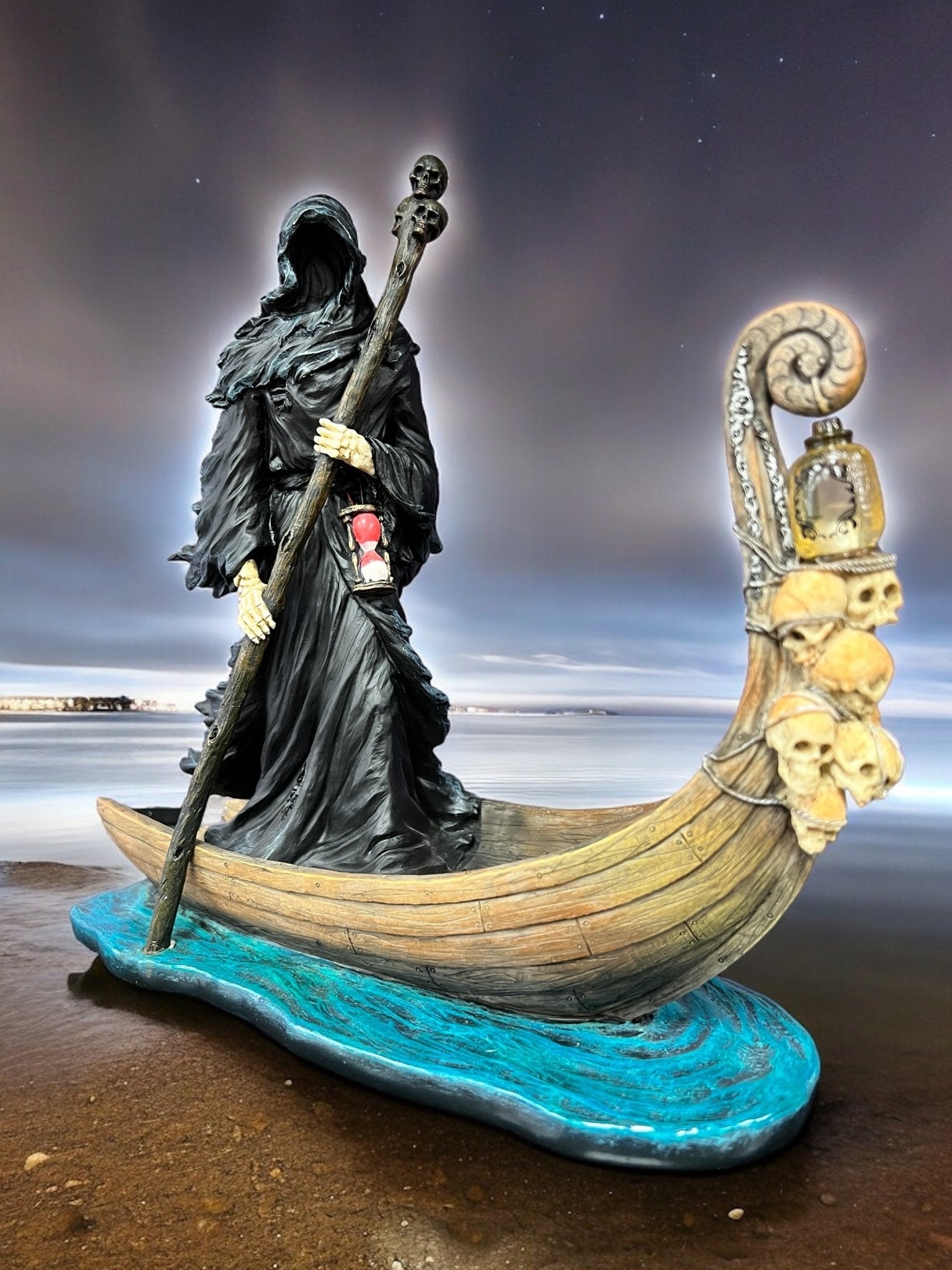 Charon Ferryman to the Underworld Greek Mythology Statue with Lantern ...