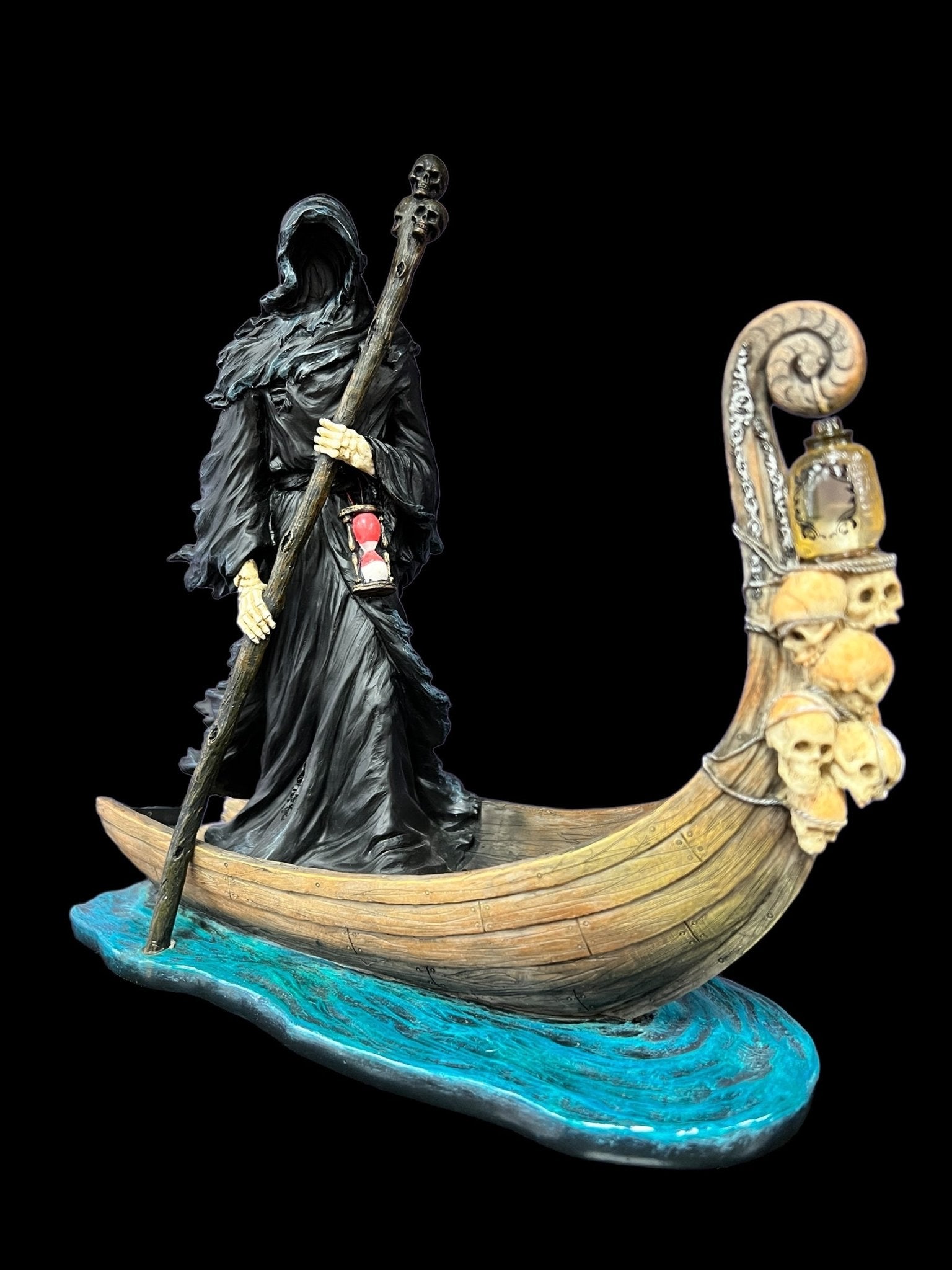 Charon Ferryman to the Underworld Greek Mythology Statue with Lantern ...