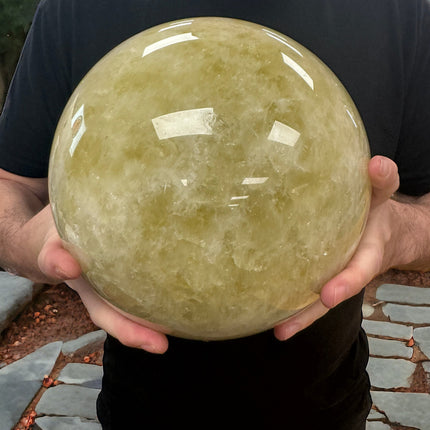 Citrine Sphere - Massive - 27 Pounds - Exquisite - Raven's Cauldron