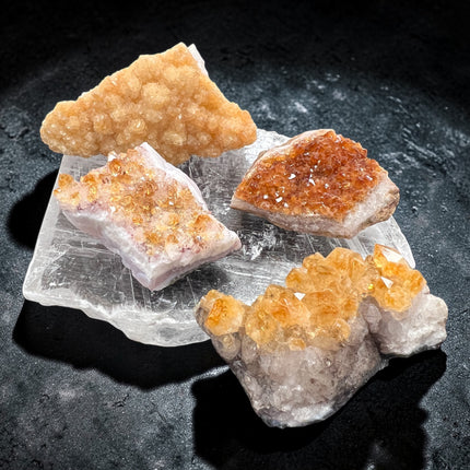 Citrine Druzy Specimens from Raven's Cauldron, 6 N Sandusky St, Delaware, OH 43015