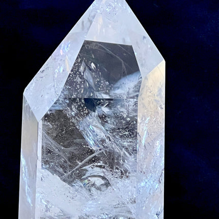 Clear Quartz Crystal Tower, Large Quartz Crystal Obelisk, Rainbow Flash Quartz Crystal Point, Large Clear Quartz Tower, High Quality Quartz - Raven's Cauldron