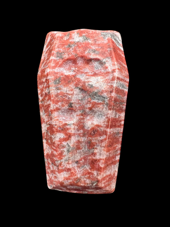 Gemstone Coffin Red Moss Agate, Raven's Cauldron, 6 N Sandusky St, Delaware, OH 43015