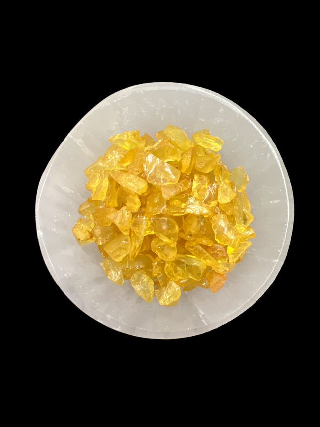 Crackled_Yellow_Quartz_Gemstone_Chips_Ravens_Cauldron_6_North_Sandusky_Street_Delaware_Ohio_43015