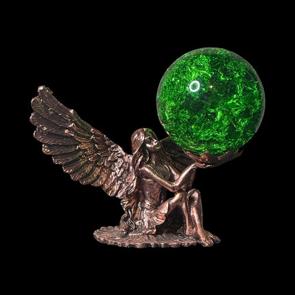 Bundle Crackle Quartz Sphere with stand for 15% off