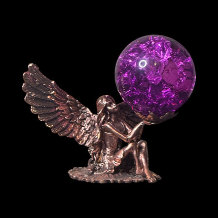 Bundle Crackle Quartz Sphere with stand for 15% off