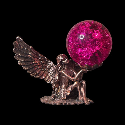 Bundle Crackle Quartz Sphere with stand for 15% off