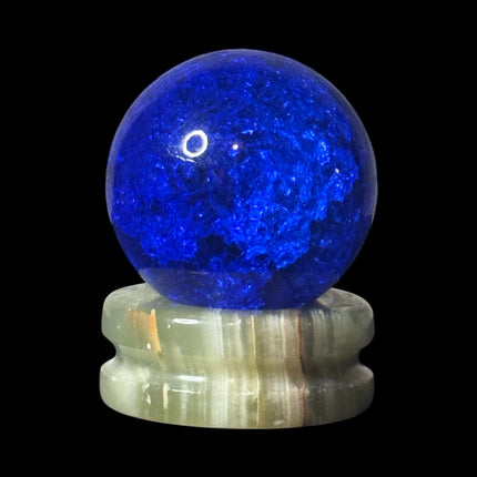 Bundle Crackle Quartz Sphere with stand for 15% off