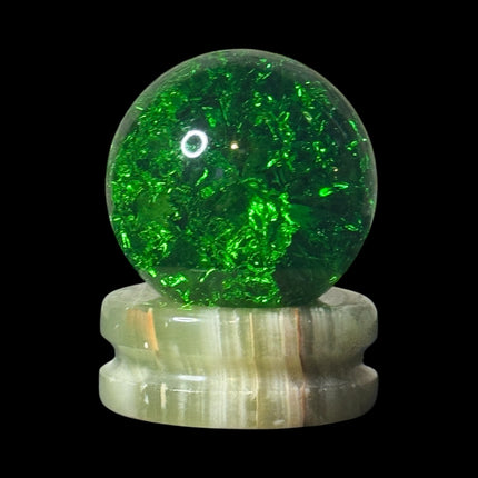 Bundle Crackle Quartz Sphere with stand for 15% off