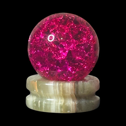 Bundle Crackle Quartz Sphere with stand for 15% off