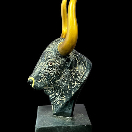 Cretan Greek Bull Bust by Veronese Design - Raven's Cauldron