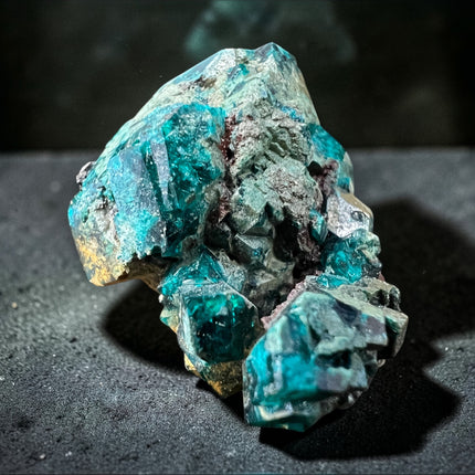 Dioptase crystal 12 grams raw green mineral specimen for heart chakra healing and emotional balance, Raven's Cauldron, 6 N Sandusky St, Delaware, OH 43015