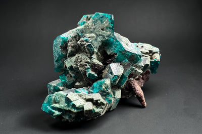 Dioptase Crystal – 12g Raw Green Copper Silicate Specimen | Emotional Healing & Heart Chakra Stone