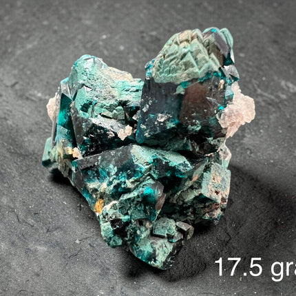 Dioptase 17.5 grams, green heart chakra crystal, Raven's Cauldron, 6 N Sandusky St, Delaware, OH 43015