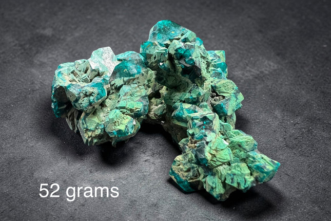 Dioptase 52 grams, green crystal, Raven's Cauldron, 6 N Sandusky St, Delaware, OH 43015