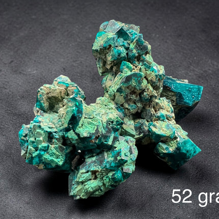 Dioptase 52 grams, green crystal, Raven's Cauldron, 6 N Sandusky St, Delaware, OH 43015