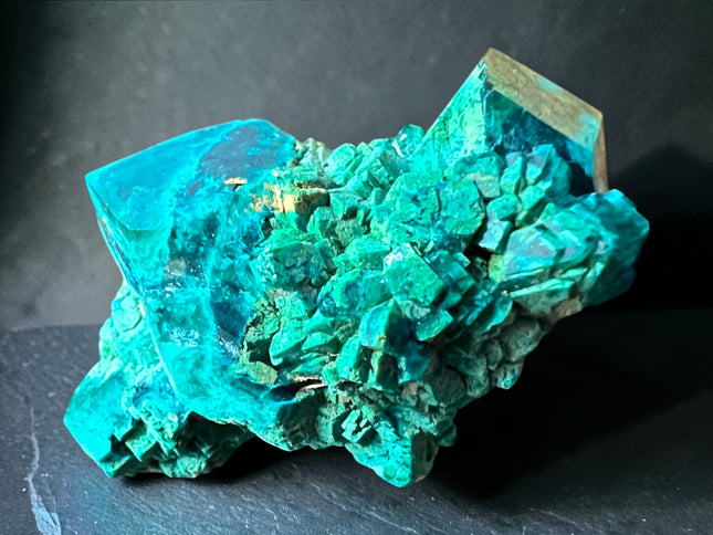 Dioptase crystal 6.4 grams natural green mineral specimen for heart chakra healing and emotional renewal, Raven's Cauldron, 6 N Sandusky St, Delaware, OH 43015