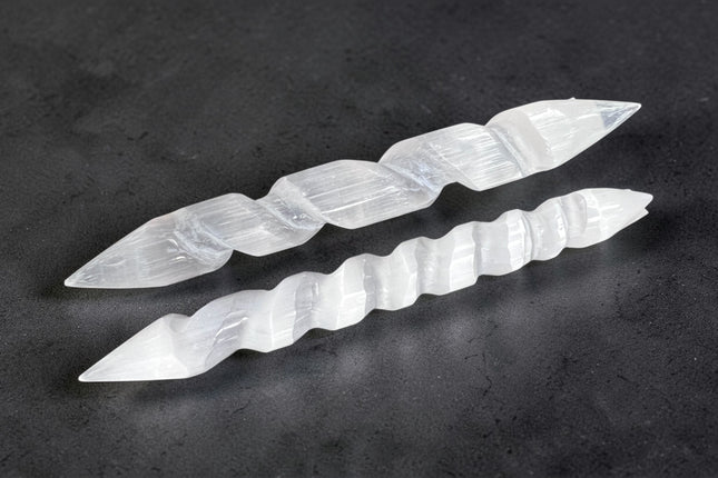 Selenite wand from Raven's Cauldron, 6 N Sandusky St, Delaware, OH 43015