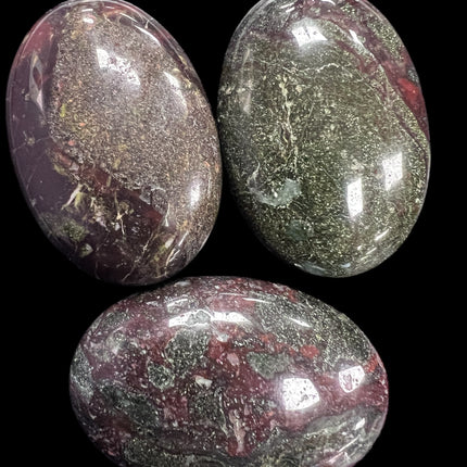 Dragon's Blood Jasper Palm Stone, Raven's Cauldron, 6 N Sandusky St, Delaware, OH 43015