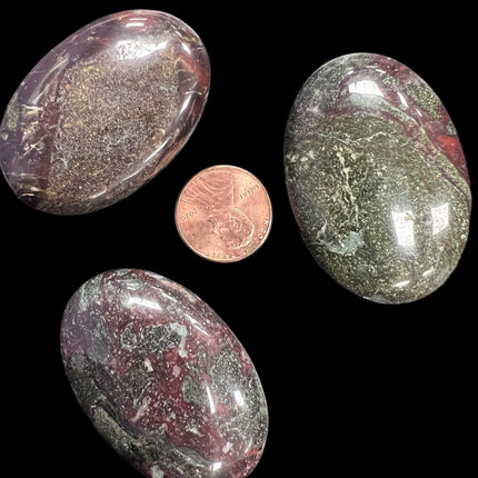 Dragon's Blood Jasper Palm Stone, Raven's Cauldron, 6 N Sandusky St, Delaware, OH 43015