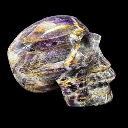 Dream Amethyst Crystal Skull - Deep Purple Crystals - Raven's Cauldron