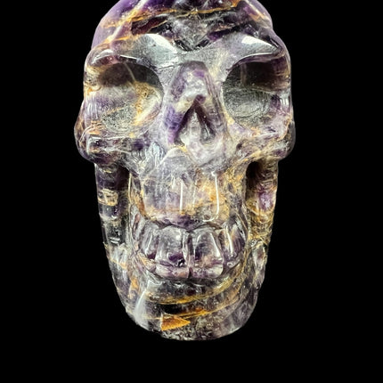 Dream Amethyst Crystal Skull - Deep Purple Crystals - Raven's Cauldron