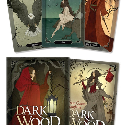 Dark Wood Tarot deck and guidebook by Sasha Graham with artwork by Abigail Larson – Llewellyn