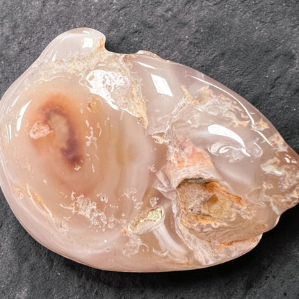 Enhydro Agate specimen with natural water bubble inclusion 32 grams polished display crystal from Raven’s Cauldron, 6 N Sandusky St, Delaware, OH 43015