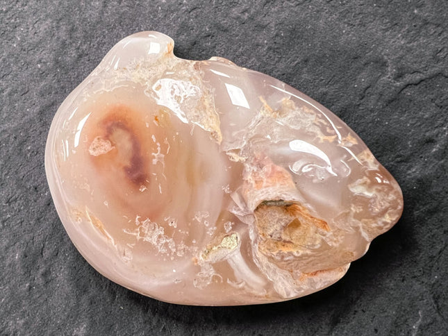 Enhydro Agate specimen with natural water bubble inclusion 32 grams polished display crystal from Raven’s Cauldron, 6 N Sandusky St, Delaware, OH 43015