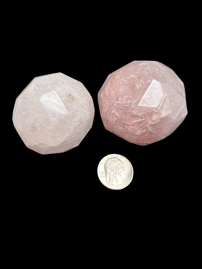 Faceted Rose Quartz Sphere from Raven's Cauldron, 6 N Sandusky St, Delaware, OH 43015