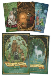 Forest of Enchantment Tarot deck boxed set with guidebook and illustrated cards Raven's Cauldron Delaware OH