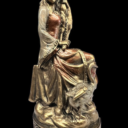 Frigga/Frigg, Norse Mythology, Queen of Asgard, Miniature Statue by Veronese Design - Raven's Cauldron