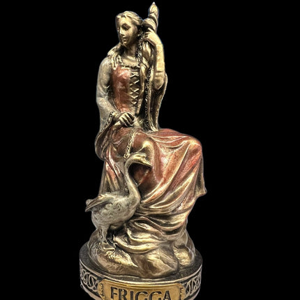 Frigga/Frigg, Norse Mythology, Queen of Asgard, Miniature Statue by Veronese Design - Raven's Cauldron